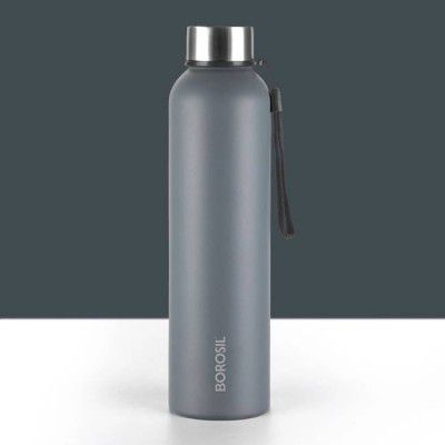 BOROSIL Laguna 1000 ml Bottle  (Pack of 1, Grey, Steel)