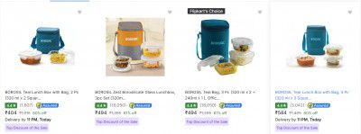 Borosil Lunch Boxes Upto 60% Off