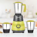 Borosil Max 500 W Mixer Grinder | Wet & Dry Mixing, Grinding & Blending | 3 Jars with PP Lid (1.2 L Blending, 0.8 L Grinder, 0.4 L Chutney Jar) ...