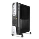 Borosil Volcano 11 Fin Oil Filled Radiator Room Heater, 2900 Watts, Black...