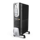 Borosil Volcano 9 Fin Oil Filled Radiator Room Heater, 2400 W, Black...