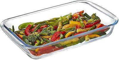 Borosilicate Glass Baking Tray for Kitchen, 1000 ml