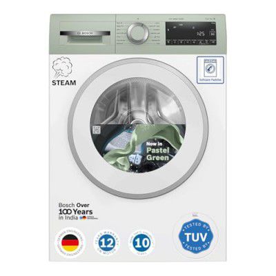 Bosch 10 kg, 5-Star, AI Active Water, Fully-Automatic Front Loading Washing Machine (WGA254ZJIN)