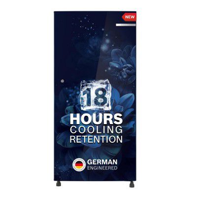 Bosch 187 L, 3 star, Smart Inverter, Direct-Cool Single Door Refrigerator, Sevian Blue (CST18B23NI)