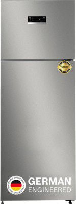 BOSCH 243 L Frost Free Double Door 3 Star Refrigerator (SPARKLY STEEL, CTN27S031I)