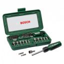 Bosch 66041612 Screwdriver bits Set (Black and Silver, 46-Pieces)...