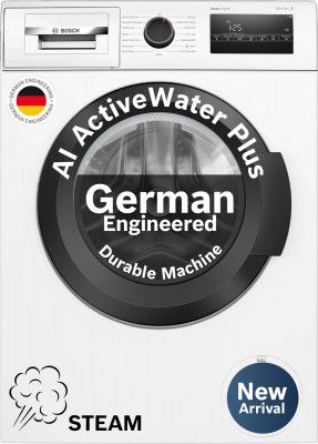 BOSCH 7 kg Fully Automatic Front Load with In-built Heater White (WAJ24263IN)