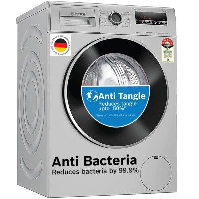 Bosch 8 kg 5 Star 1200RPM INVERTER TOUCH CONTROL Fully Automatic Front Load Washing Machine with Heater Silver (WAJ2426PIN)
