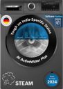 BOSCH 9 kg Fully Automatic Front Load Washing Machine with In-built Heater Grey  (WGA1420TIN)...