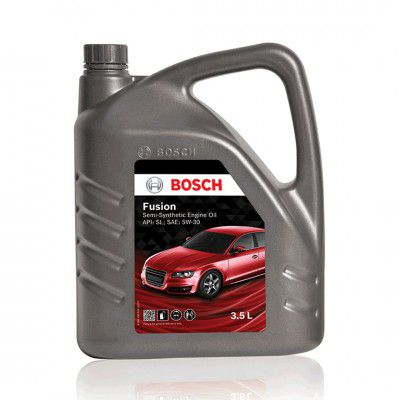 Bosch F002H23763 Fusion API SL SAE 5W 30 Semi Synthetic Engine Oil for Passenger Cars (3.5 L)