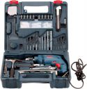 BOSCH GSB 500 RE Power & Hand Tool Kit  (100 Tools)...