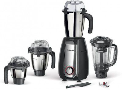 BOSCH Mixer Grinder 1000 W Mixer Grinder (MGM8844BIN | 4 Jars | Black)
