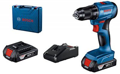 BOSCH Professional GSR 185-Li Cordless Drill Driver, 1 x GAL 18V-40 Charger & Carrying Case, 1 Year Warranty