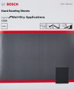 Bosch Professional Hand Sanding Sheet For Automotive, 230 X 280 mm Grit 400, Pack Of 100...