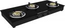 Bosch Tabletop Cooktop 80 cm 3 Burner - PNW1E6W10I, XXL Burner, Safety, Reliability, High Efficiency, Life Warranty* on Glass...