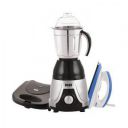 BOSS Combo Pack Mixer Grinder, Dry Iron & Sandwich Toaster (3 in 1, B909)...