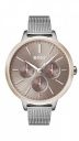 BOSS Hugo Stainless Steel Symphony Analog Brown Dial Women Watch-1502423, Silver Band...