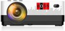 BOSS S13 4000 Lumens Multimedia Projector Support Mobile/WIFI/HDMI/AV Input/USB (4000 lm / Remote Controller) Portable Projector&nbsp;&nbsp;(White)...