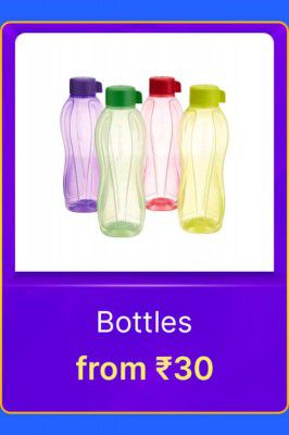 Bottles from Rs. 30 in Flipkart Big Billion Days 