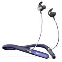 Boult Audio FCharge Bluetooth Earphones with 40H Playtime, Zen ENC Mic, Dual Device Connectivity, Type C Fast Charging, 14.2mm Bass Driver, Made in India, IPX5 Silicon Neckband (Blue)...