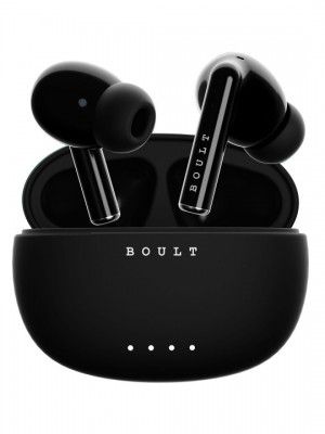 BOULT AUDIO Shadow Zen ENC mic With 5.3v Bluetooth Earbuds-Space Black
