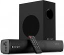 Boult Bassbox X60 with Subwoofer, 60W Power, 2.1 Channel, 3 EQ Modes, Remote Control 60 W Bluetooth Soundbar  (Jet Black, 2.1 Channel)...