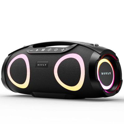 Boult Bassbox Q60 Bluetooth Speaker with 60 Watt BoomX Audio, Portable Speaker (Black)