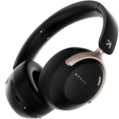 Boult Soniq Over Ear Bluetooth Headphones with 70H Playtime Wireless Headphones (Black)