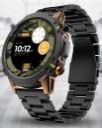 Boult Sterling Pro 1.43 AMOLED, Stainless Steel Metallic Body, BT Calling, Rugged Smartwatch  (Black Strap, Free Size)...