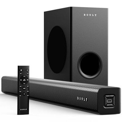 Boult X160 2.1 Channel Bluetooth Soundbar with BoomX Subwoofer, 160-Watt 