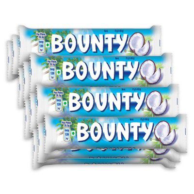 Bounty Coconut Filled Chocolates - 57g Bar (Pack of 12)