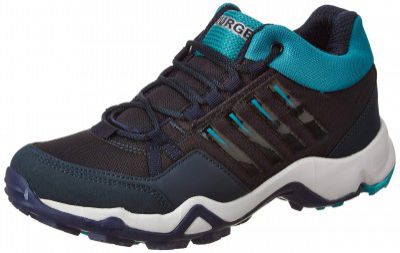 Bourge Loire-317 Navy and Sea Green Running Shoes