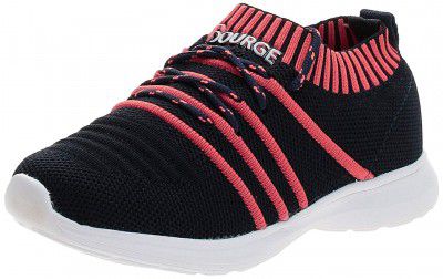 Bourge Orange-32 Black and Blue Running Shoes
