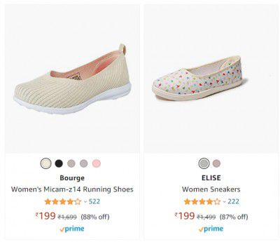 Bourge Women's Running Shoes starting at ₹199