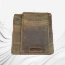 BOVINE Mens Women Love 9 Slots Minimalist Thin Leather Card Holder Wallet Secured RFID Front Pocket Money Case Gifts Marriage Husband Wife Anniversary Boyfriend Girlfriend Son Daughter Friend Birthday...