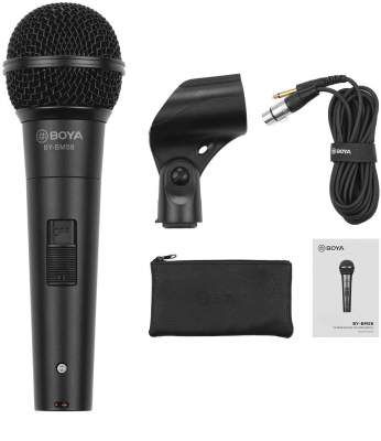 Boya BY-BM58 Professional Cardioid dynamic microphone with 5 metre XLR cable