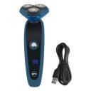 BPL 3-Blade Rotary Shaver for Wet & Dry Shave, Digital Battery Indicator, Fast Charging, up to 60mins of Cordless Usage, Water Resistant (IPX4), 2 Years Warranty, Navy Blue...