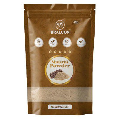 BRALCON Mulethi Powder for Face - 100g | Herbal Powder for Skin Care 
