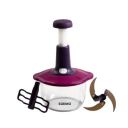 Amazon Brand Solimo Manual Press Fruit & Vegetable Chopper...