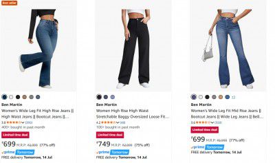 Branded Jeans For Women (All Sizes) Start at 599