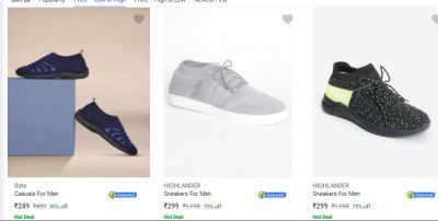 Branded Shoes upto 80% off starting @ 249