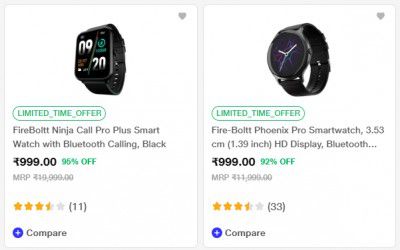 Reliance Digital Loot : Branded Smartwatches Starts @479 | Upto 95% Off