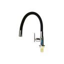 Brass Tap Swan Neck Flexible Swivel Spout, Chrome Finish...