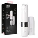 Braun Face Mini Hair Remover FS1000, Electric Facial Hair Removal for Women, Quick & Gentle, Finishing Touch for Upper Lips, Chin & Cheeks, Ideal for On-The-Go, with Smartlight, White Color...