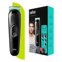Braun MGK3321, 6-in-1 Beard Trimmer for Men from Gillette, All-in-One Tool, 5 attachments, (Black / Vibrant Green)...