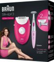 Braun Silk-epil 3 3-420 Epilator Raspberry Pink with 2 Extras Corded Epilator...