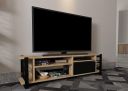 Bravo Home Loop TV Unit (Oak and Black)...