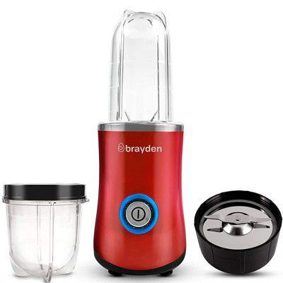 Brayden Fito Qwik 2.0 400 Watts Power Blender/Juicer Mixer Grinder with BPA Free 500ml