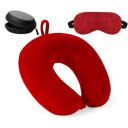 BREDA Travel Neck Pillow and Eye Mask and Earphone Case Travel Essential Pain Relief & Support for Car Air Cushions Pillows, Pillow for Neck Pain Relief...