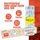 BREEZE ?BRE015 11 Meters Food Wrapping Paper Multipurpose Greaseproof Microwave, Oven Safe & Food Grade Butter Papers...